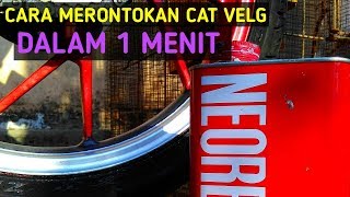 Remover Paint Menghilangkan Bekas Cat Pilox Pada Velg MotorBody Motor [upl. by Tuhn]