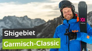 Skigebiet GarmischClassic Skifahren auf Alpspitze Hausberg amp Kreuzeck [upl. by Virgel]