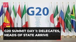 G20 Summit Day 1 PM Modi Heads of Delegations arrive at Bharat Mandapam [upl. by Celik268]