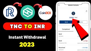 🤑 TNC TO INR WITHDRAWAL 2023  HOW TO WITHDRAWAL TNC TO INR  REAL RESEARCH TNC WITHDRAWAL PROCESS [upl. by Lazor437]