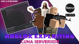 Luna SS  Quantum Productions  Roblox Exploiting  BYFRON BYPASS [upl. by Elleinnad]