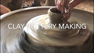 Clay Pottery making RG Jar factory Vigan Pagburnayan [upl. by Asilet]