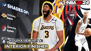 Best ANTHONY DAVIS build with CONTACT DUNKS in NBA 2K24 [upl. by Nethsa]