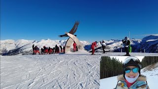 Ski Andorra Grandvalira El Tarter Canillo Encamp Soldeu Pal Powder Day Beginner Snow report Nº11 [upl. by Aydan]