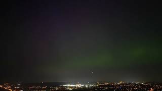 Northern Lights  Aurora Borealis DJI Mini 3 Pro May 2024 Staffordshire UK hyperlapse timelapse [upl. by Gallenz435]