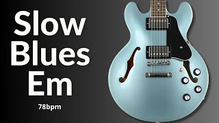 Sweet Slow Blues Guitar Backing Track in E Minor l Relaxing amp Smooth Jam Session [upl. by Waldner75]