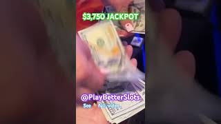 3750 Video Poker JACKPOT at Harrahs Cherokee Casino [upl. by Ogaitnas958]