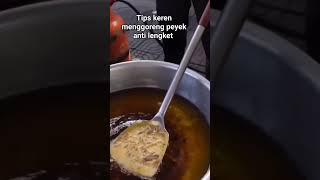 TIPS MENGGORENG PEYEK ANTI LENGKET [upl. by Thursby819]