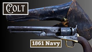 Original Colt 1861 Navy 36 Caliber Civil War Era Black Powder Revolver Super Rare [upl. by Lyrac]