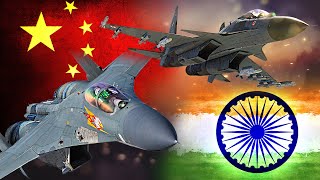 Chinese J11 Flanker VS Indian SU30 FlankerH  DCS World [upl. by Arac]