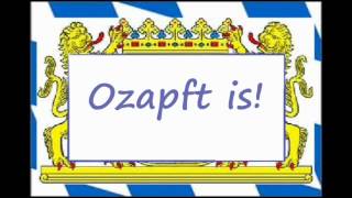 How to Pronounce Ozapft is [upl. by Paapanen]