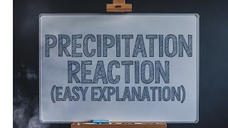 Precipitation Reaction part 1Easy explanation [upl. by Oisacin930]