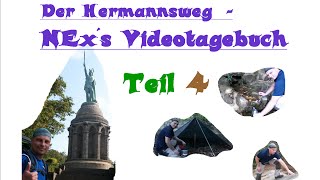 Trekking Episode 2  Der Hermannsweg  NEx´s Videotagebuch Teil 410 [upl. by Rennane]