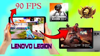 BEST GAMING DEVICE FOR BGMI AND PUBG  LENOVO LEGION tablet in 90 FPS gameplay with FPS meter bgmi [upl. by Frolick]