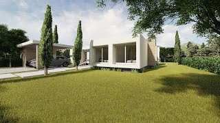 Render casa 13 Toscana Constructora Moderna [upl. by Lipson912]