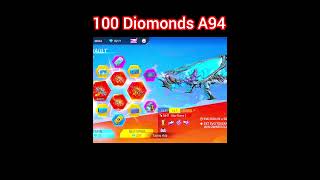 New Evo Vault Event Spin  Only 100💎 Diamond A94 shortsfeed shorts gaming trendingshorts [upl. by Notsnarc72]