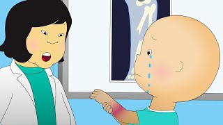 BROKEN BONE  Caillou Cartoon [upl. by Aivun]