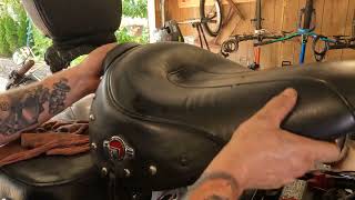 Heritage Softail Seat Removal [upl. by Townsend462]