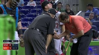 Homeplate umpire gets drilled in the arm [upl. by Carberry]