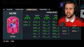 Auzio Reacts to NEW 93 Galeno SBC [upl. by Bardo]