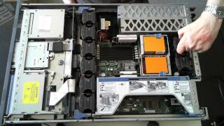 HP DL380 Teardown or Opening [upl. by Auqinot]