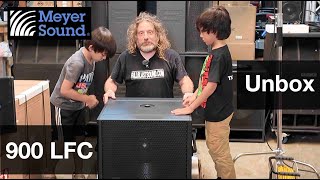 Meyer Sound 900 LFC  Unboxing Single 18quot Subwoofer [upl. by Afton]