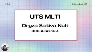 UTS Manajemen Layanan TI Oryza Sativa Nufi [upl. by Netniuq]