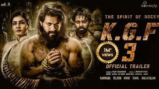 KGF chapter 3 Official Trailer Release 2024  Tseries  KGF tasers RLEASE kgf3 tseries yash [upl. by Akcimahs]