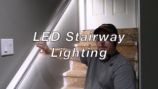 LED Stairway Lighting DIY [upl. by Phelgen558]