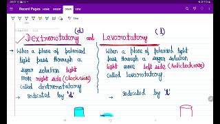 dextrorotory and levorotatory neet biomolecules carbohydrate [upl. by Oona]