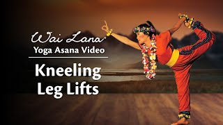 Wai Lana Yoga  Kneeling Leg Lifts [upl. by Simonne295]