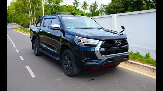 Toyota Hilux Double Cabin Diesel 2021 model in black color now available at harab motors tz [upl. by Merari]