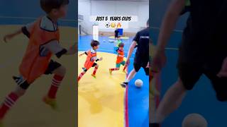 Twins Vs Trainer ⚽️🔥 wonderkid 5yrsold [upl. by Engamrahc]