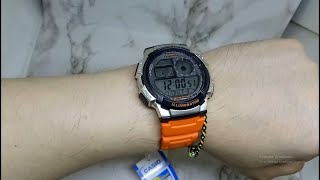 Casio AE1000W4B World Time UNBOXING amp SPEC [upl. by Juliane]