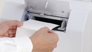 Loading Fanfold Paper in the Printer CWC4000 Series [upl. by Suryc]