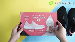 Unboxing SKECHERS GOwalk 6  Glimmering รองเท้าลำลองผู้หญิง [upl. by Odnavres]