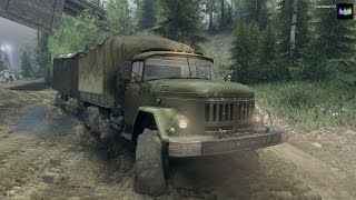 SpinTires обзор мода  ЗиЛ  131  Не подкопаться [upl. by Odnarb]