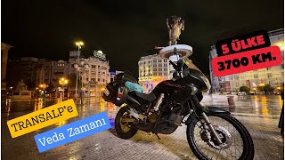 HONDA TRANSALPe VEDA 5 ÜLKE 3700 KM YOL ARKAŞLIĞI YAPTIĞIM MOTOSİKLETİMİ SATTIM [upl. by Ettedo]