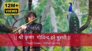 Shri Krishna Govind Hare MurariAchutam KeshavamKaun KehteHai Bhagwan Aate NahiVishal Gendle Flute [upl. by Ansaev]