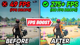 How To Boost FPS amp Fix FPS Drops in Fortnite Chapter 2  Season 7  Fortnite FPS Boost [upl. by Erund]