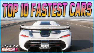 Forza Horizon 5  Top 10 FASTEST Accelerating Cars [upl. by Cirtap]