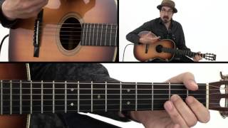 Beginner Fingerstyle Blues Lick 27  Guitar Lesson  David Hamburger [upl. by Fong]