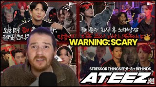 ATEEZ Stressor Things  Ep 68  Behinds  REACTION [upl. by Ahtnahc]