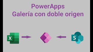 PowerApps Galerías y formularios con doble origen de datos [upl. by Ykcin]