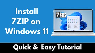 How to Install 7ZIP on Windows 11 [upl. by Canotas]