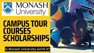 Monash University Vlog  Monash University Campus Tour  Clayton Campus  Best Uni in Australia [upl. by Dulcle]