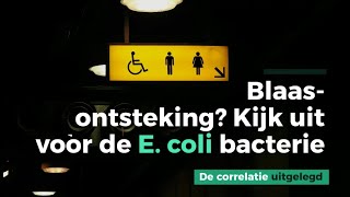 Blaasontsteking Kijk uit voor de E coli bacterie  De correlatie uitgelegd [upl. by Auginahs]