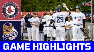 Brantford Red Sox vs Barrie Baycats Game Highlights  May 25th  2024 Game Highlights [upl. by Aleak]