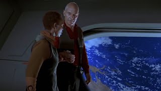 Star Trek First Contact  Captain JeanLuc Picard explaining the future’s Zeitgeist to Lily Sloane [upl. by Zug]