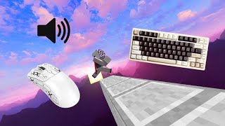 Keyboard  Mouse Sounds ASMR Godbridge  Minecraft McplayHD [upl. by Lilli]